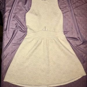 Form fitting eggshell white dress. Only worn once